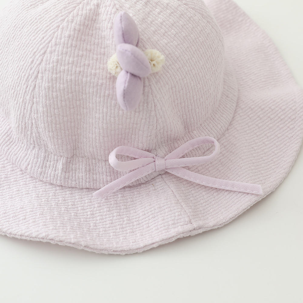 Baby Girls Sun Hat 48cm 6-24 M - Bucket Hat Cotton incelemesi ve fiyatı