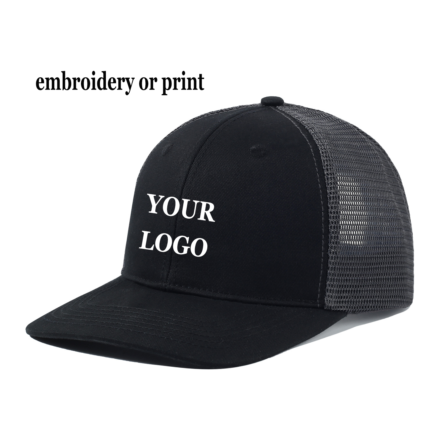 Custom Logo Sport Snapback Cap - Trucker Cap Mesh incelemesi ve fiyatı