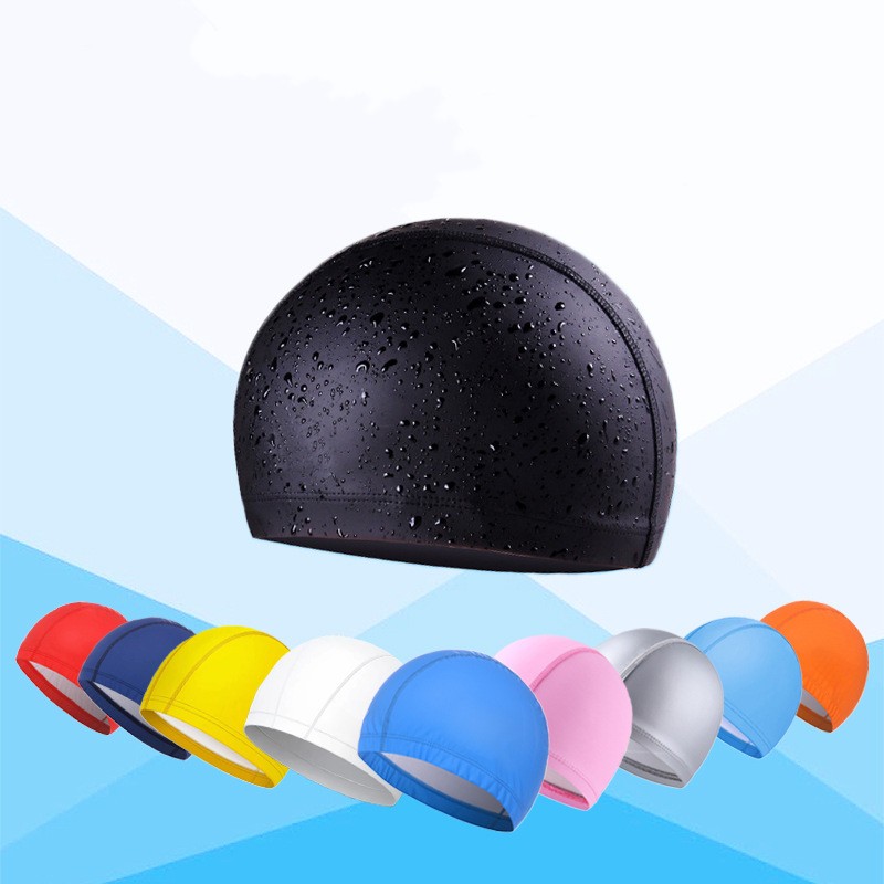 PU Coated Swimming Cap Unisex  - Swim Hat Silicone incelemesi ve fiyatı