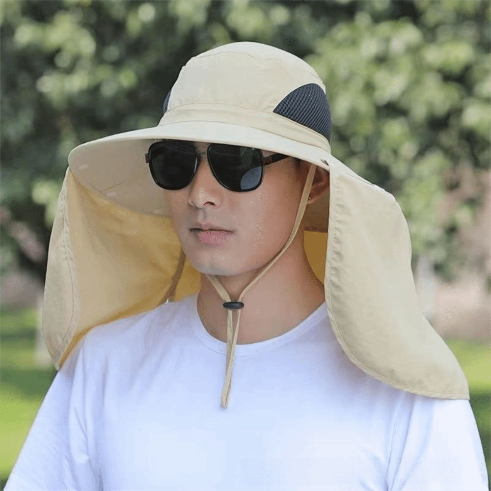 Removable Cloth Men Sun Hat Bi - Bucket Hat Cotton incelemesi ve fiyatı