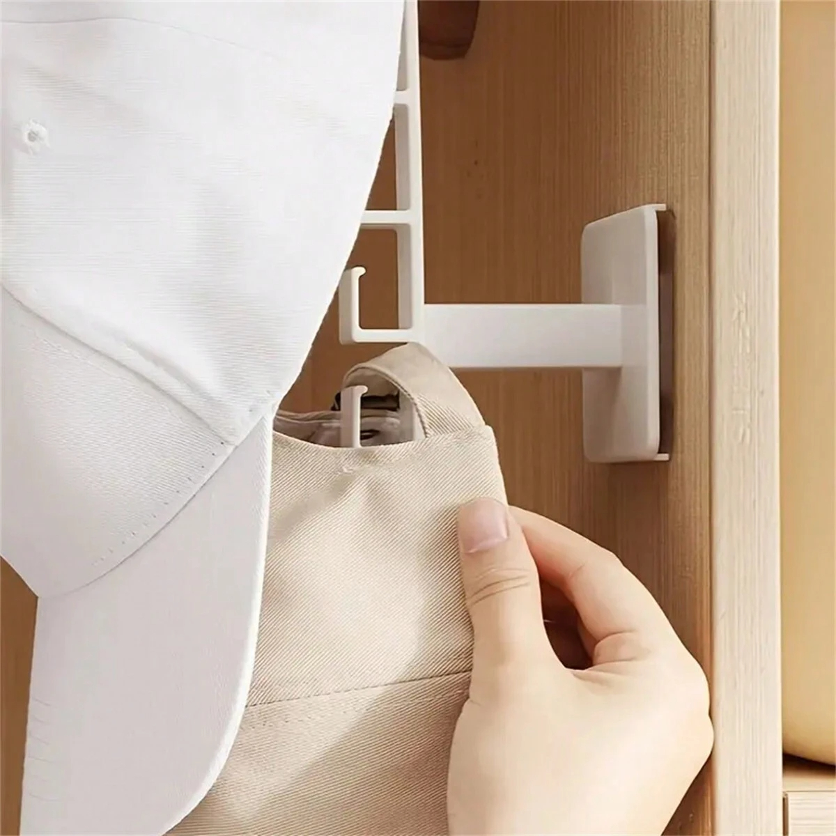 1/2/4Pcs Punch Free Hat Hanger - Baseball Cap Structured incelemesi ve fiyatı