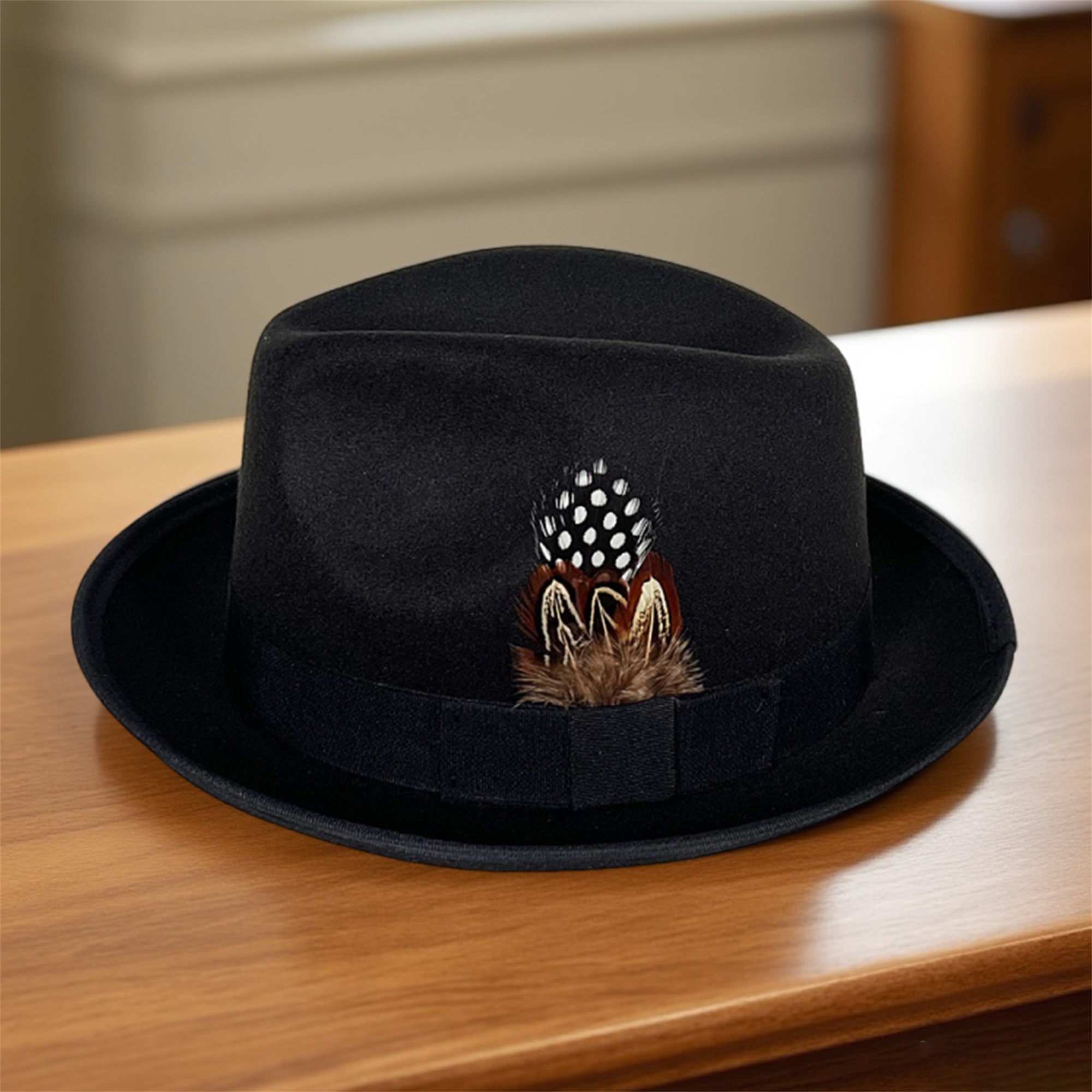 Vintage Style Wool Fedora Hat  - Fedora Hat Wool incelemesi ve fiyatı