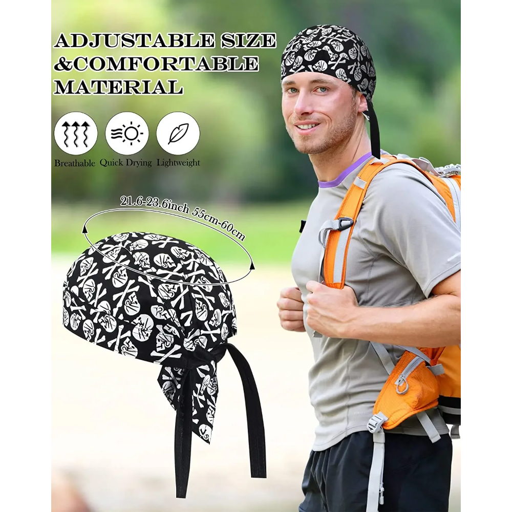 1pc Cycling Skull Pirate Cap H - Skull Cap Helmet Liner incelemesi ve fiyatı
