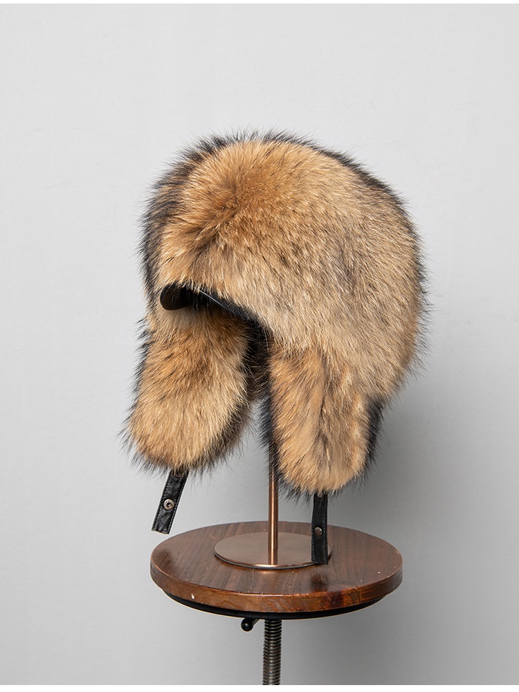 100% Real Fox Fur Hats Women's - Trapper Hat Ear Flap incelemesi ve fiyatı