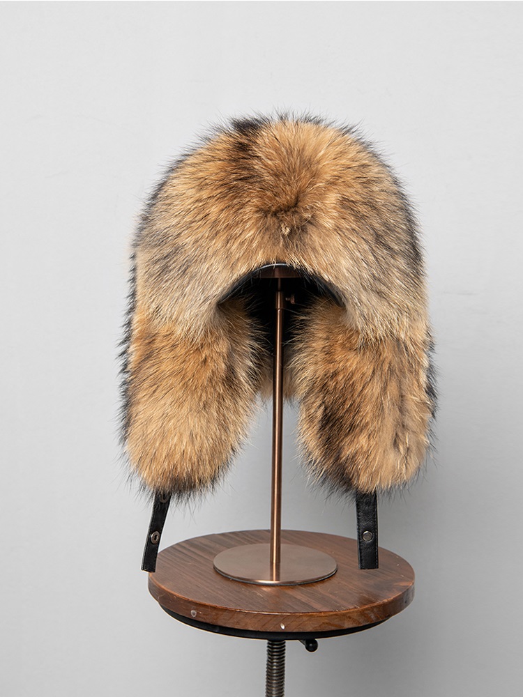 100% Real Fox Fur Hats Women's - Trapper Hat Ear Flap incelemesi ve fiyatı