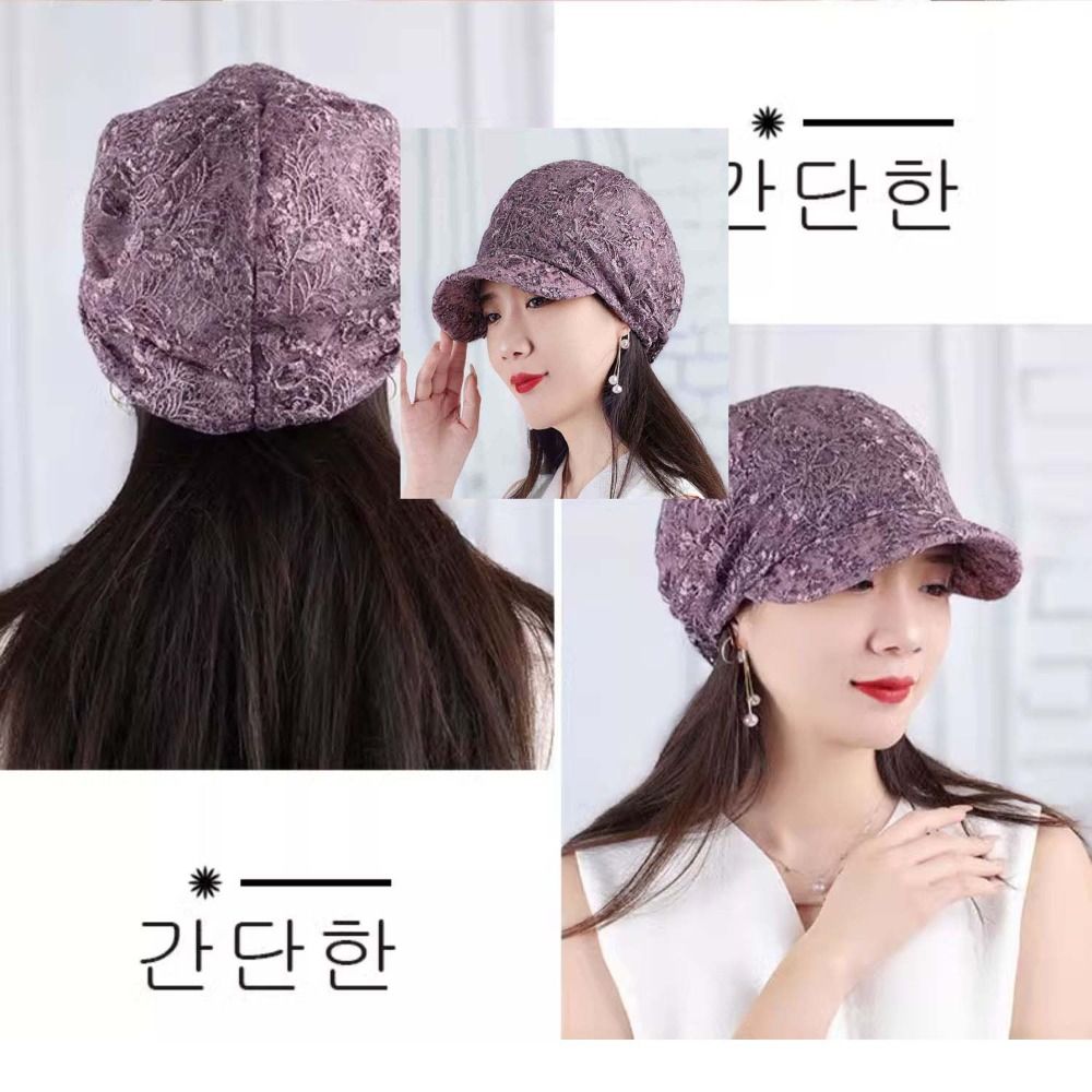 Hollow Out Flower Beanie Cap B - Baseball Cap Structured incelemesi ve fiyatı