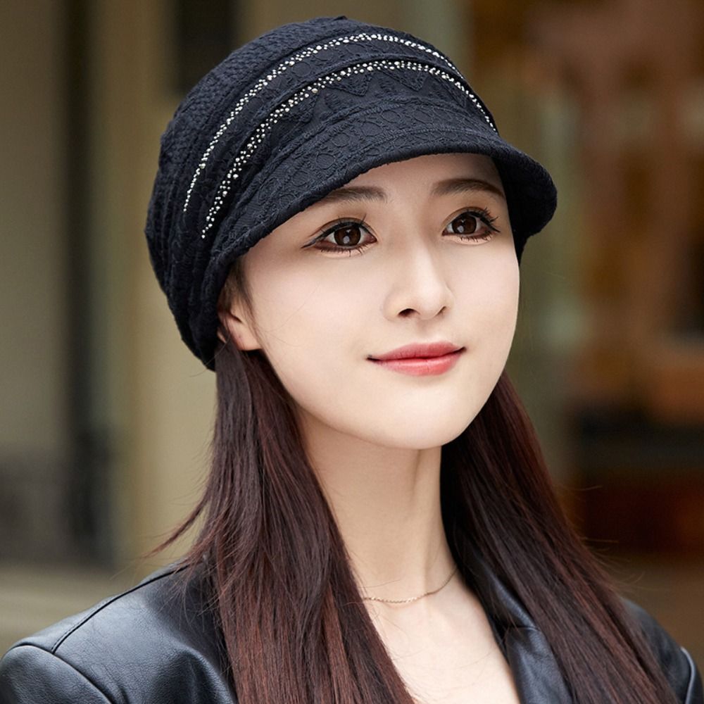 Hollow Out Flower Beanie Cap B - Baseball Cap Structured incelemesi ve fiyatı