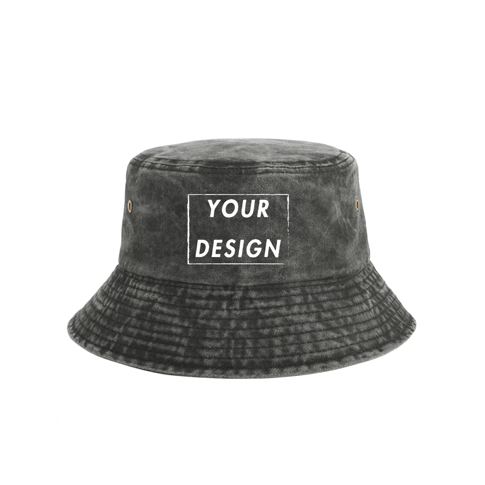 Custom Washed Vintage Bucket H - Bucket Hat Cotton incelemesi ve fiyatı
