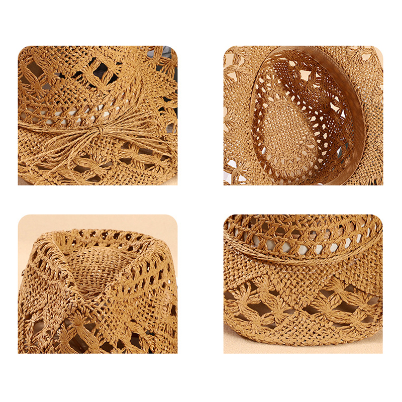 Fashion Woven Straw Hat Wester - Cowboy Hat Straw incelemesi ve fiyatı