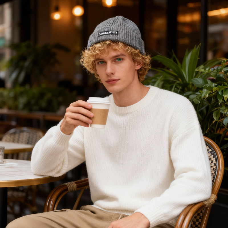1pc Winter Warm Beanie for Men - Beanie Cuffed Knit incelemesi ve fiyatı